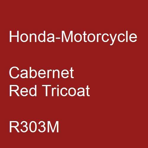 Honda-Motorcycle, Cabernet Red Tricoat, R303M.